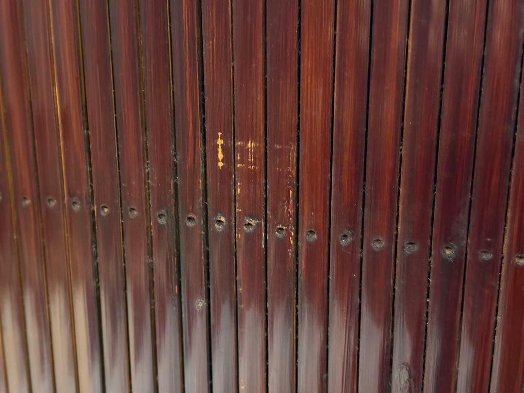 アジアン　コンソール　バンブー　電話台　ファックス台　アンティーク　IZ