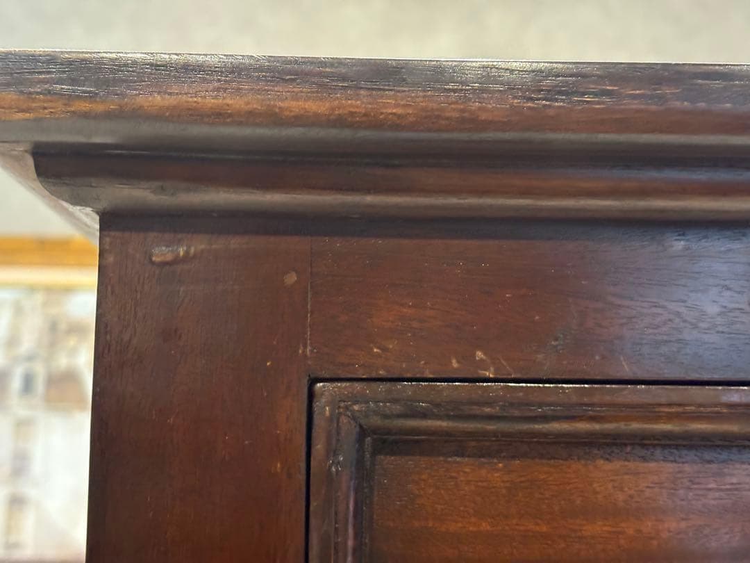 アジアン　コンソール　バンブー　電話台　ファックス台　アンティーク　IZ