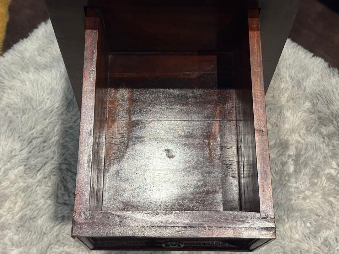 アジアン　コンソール　バンブー　電話台　ファックス台　アンティーク　IZ