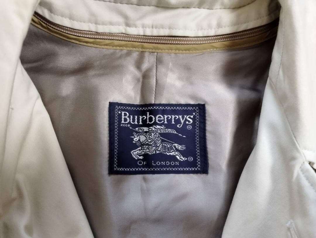 バーバリーBurberry OLD ライニング付き　ステンカラーコート