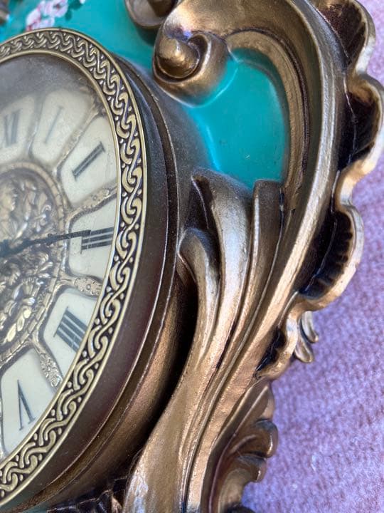 アンティーク　壁掛け時計　インテリア　ヴィクトリア