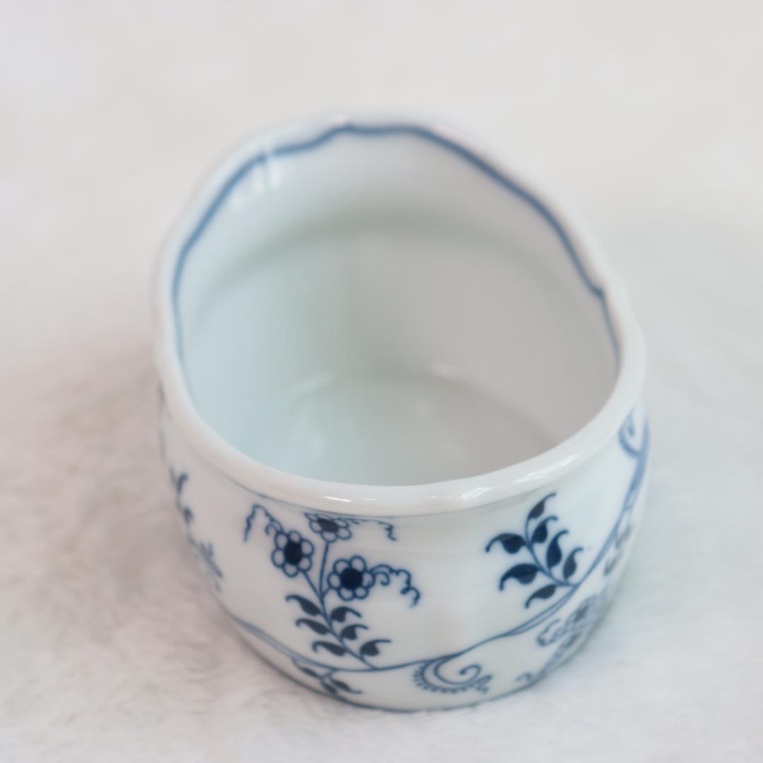 レアBlueDanubeブルーダニューブ　ストロベリーポット　ブルーオニオン