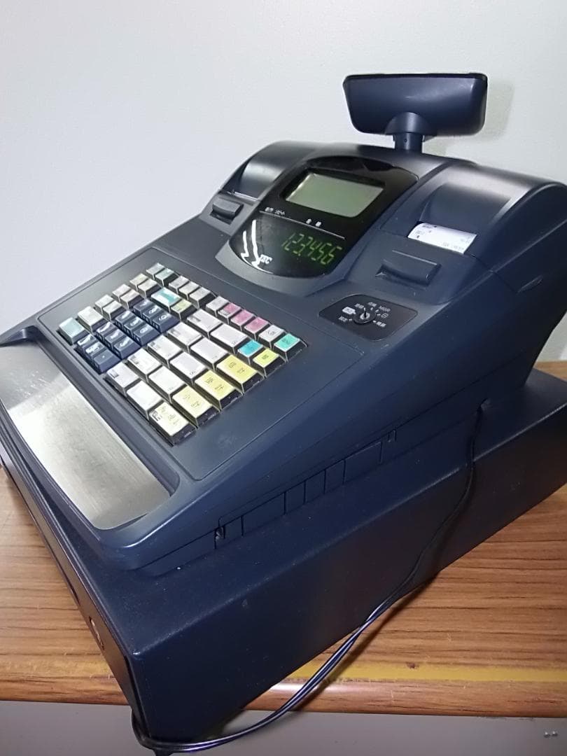 人気の黒115設定無料東芝MA-660物販向10部門　インボイス対応レジスター