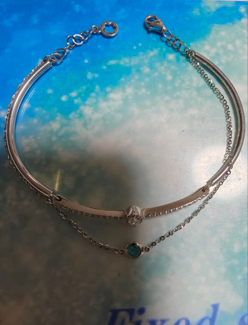 専用です。パライバトルマリン、ダイヤブレスレット