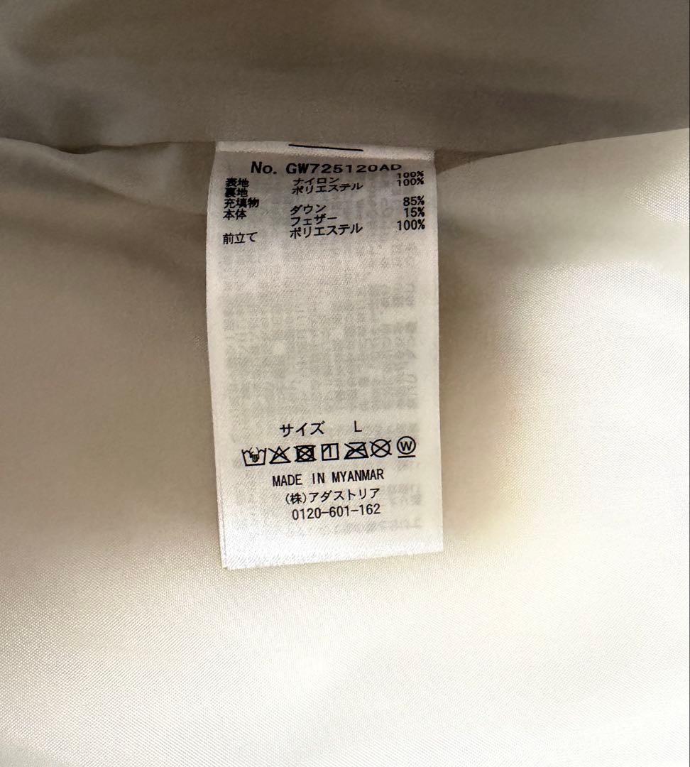 今季global work❤️美品　エアリュクス　軽いダウンコート　ダウン85%