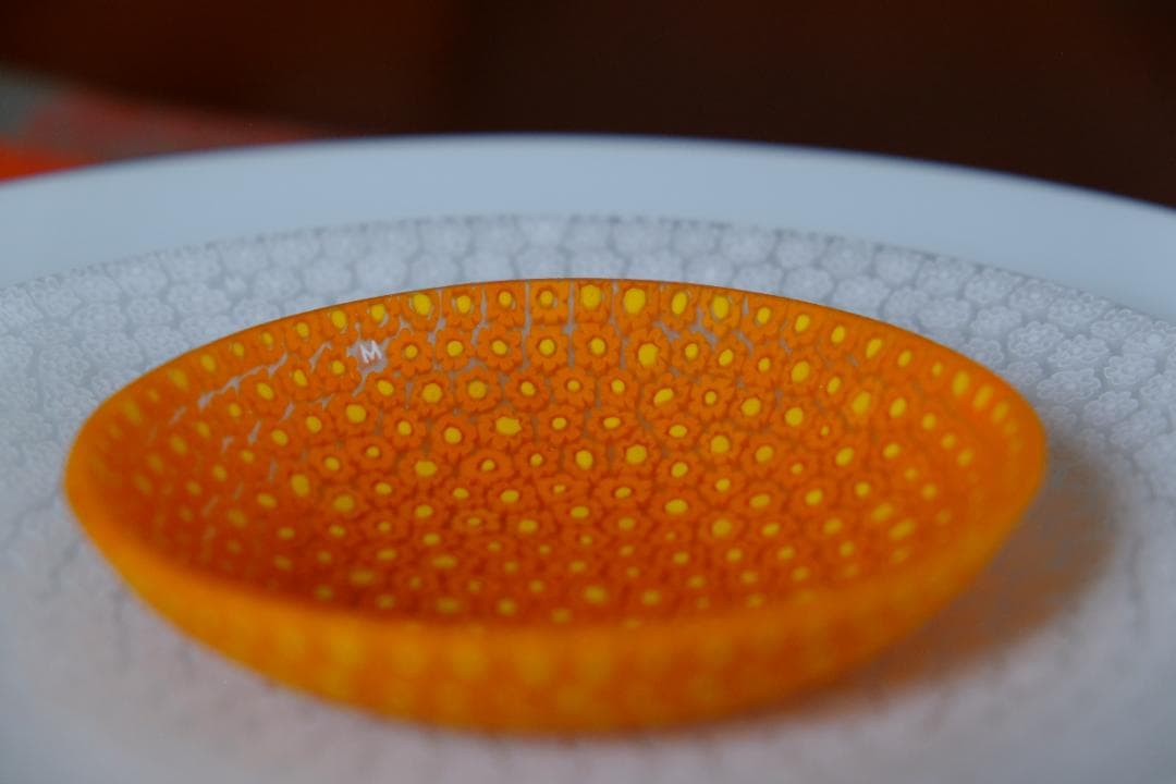 ミルフィオリ ムラーノガラス ヴェネチアングラス/小皿/江波冨士子/田子美紀