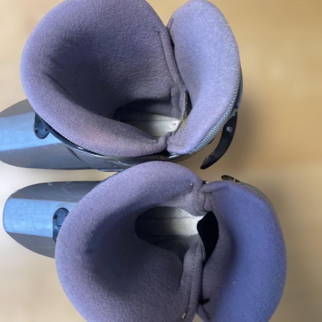 ショートスキー、ファンスキー板　スキーブーツ　セット　約100cm　中古品