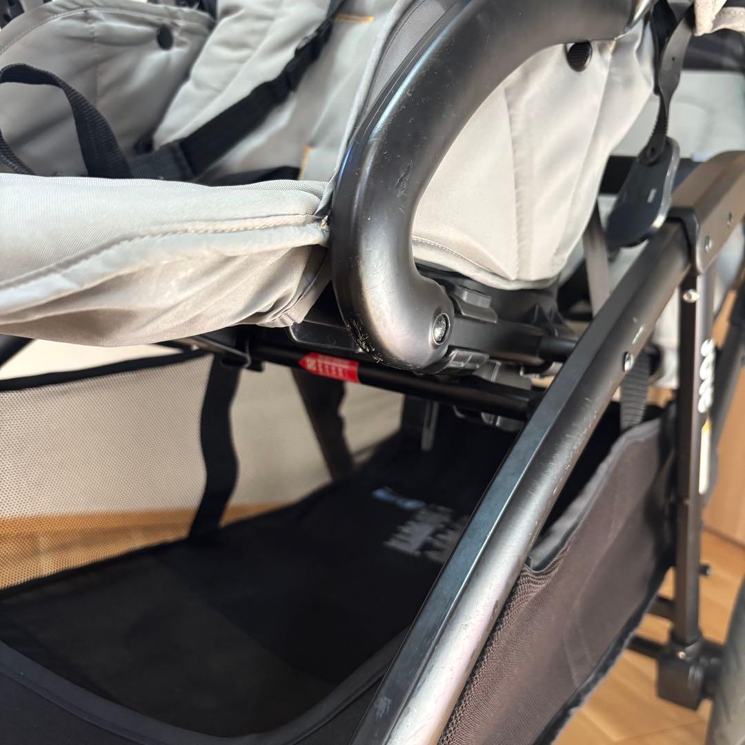 joie エヴァライトデュオ グレー2人乗りベビーカー