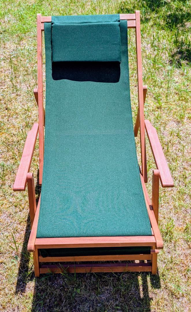 完成品ウッドデッキチェアアカシア木材3段階リクライニングシート折り畳チェア