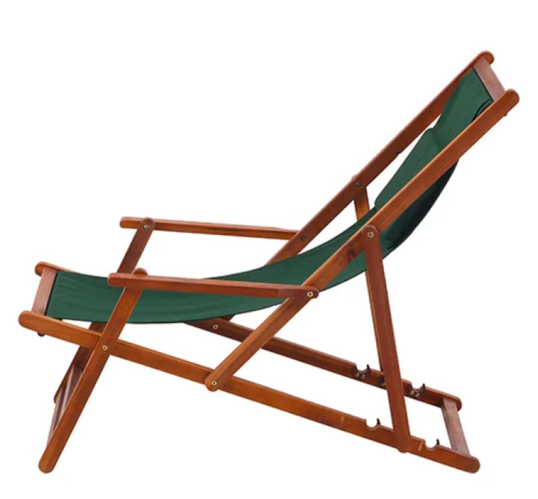 完成品ウッドデッキチェアアカシア木材3段階リクライニングシート折り畳チェア