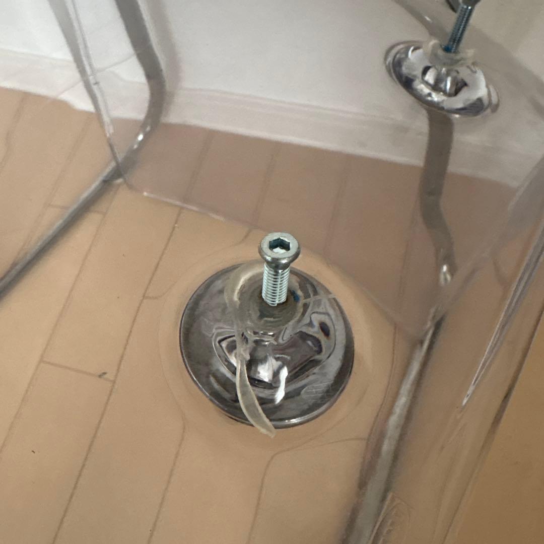 ☆IKEA(イケア) TOBIAS トービアスチェア 透明/クロムメッキ