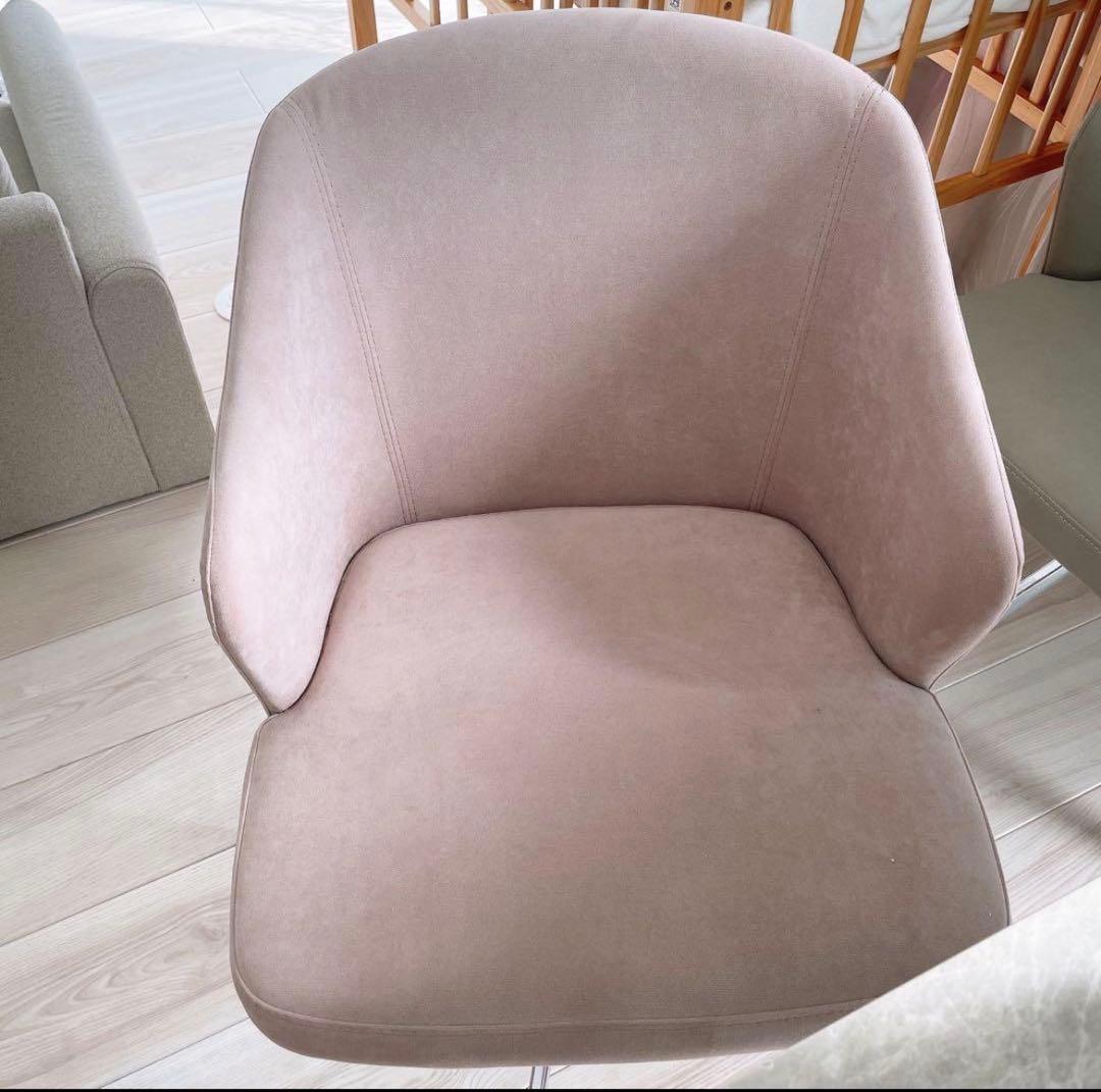 直接取引　ダイニングチェア4つセット　椅子　キッチン ハイチェア　回転式チェア