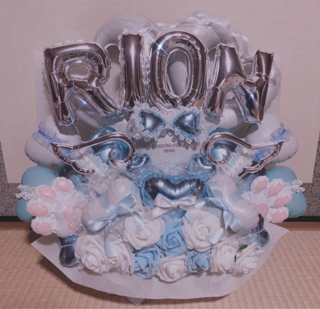 生誕祭　推し活　バルーンギフト　バルーンアレンジ フラスタ　卓フラ　ライブ　祝