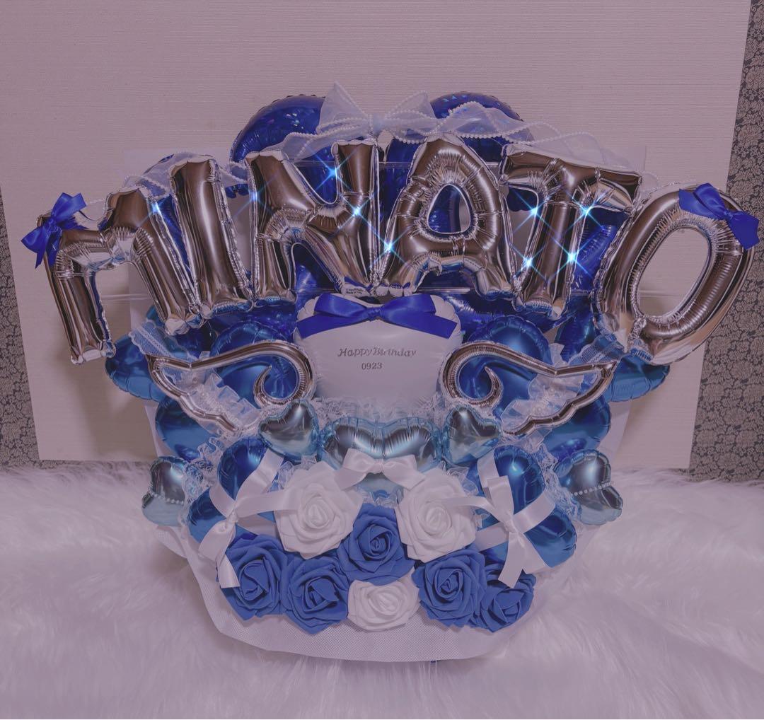 生誕祭　推し活　バルーンギフト　バルーンアレンジ フラスタ　卓フラ　ライブ　祝