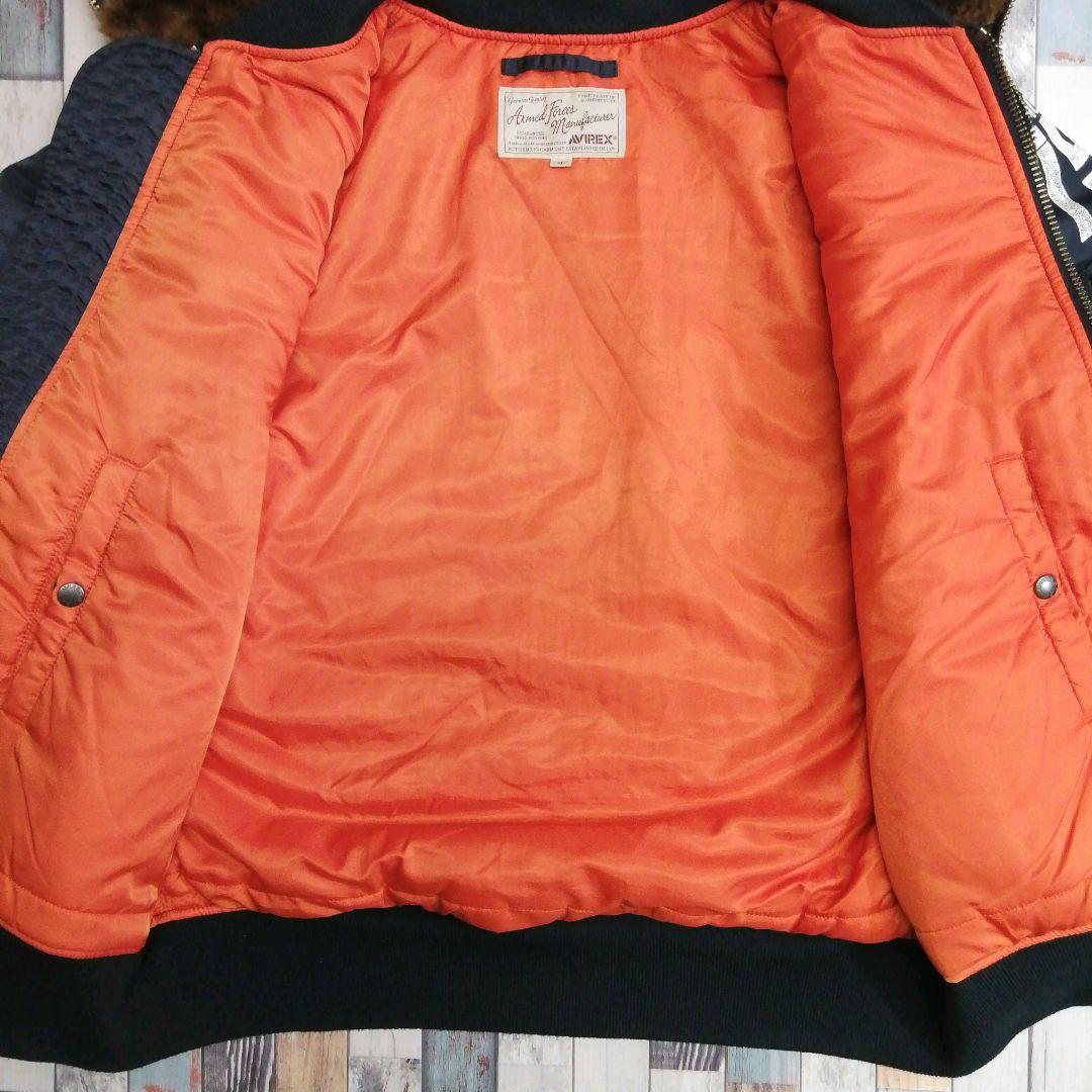 AVIREX　アヴィレックス　MA1　ミリタリー　ネイビー