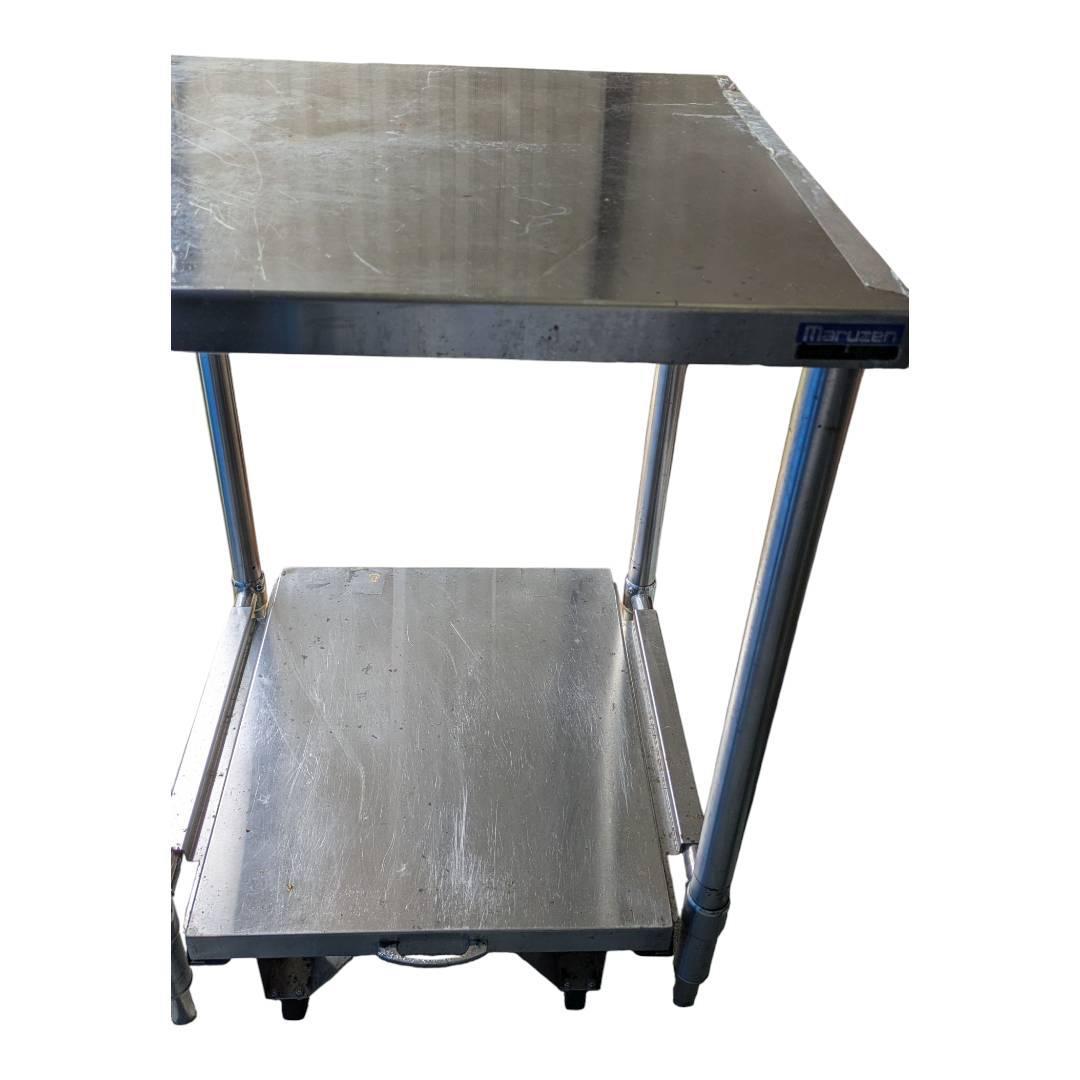 ステンレス製作業台（3升ガマ対応）