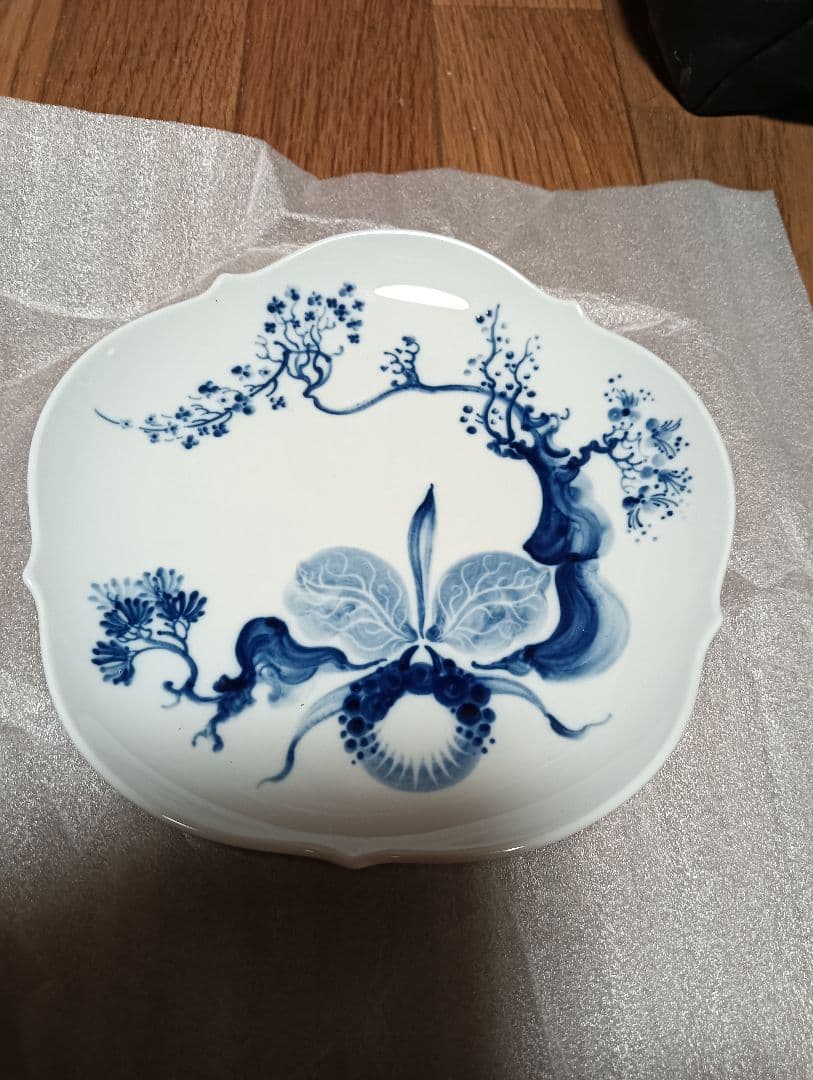 マイセン ブルーオーキッド プレート