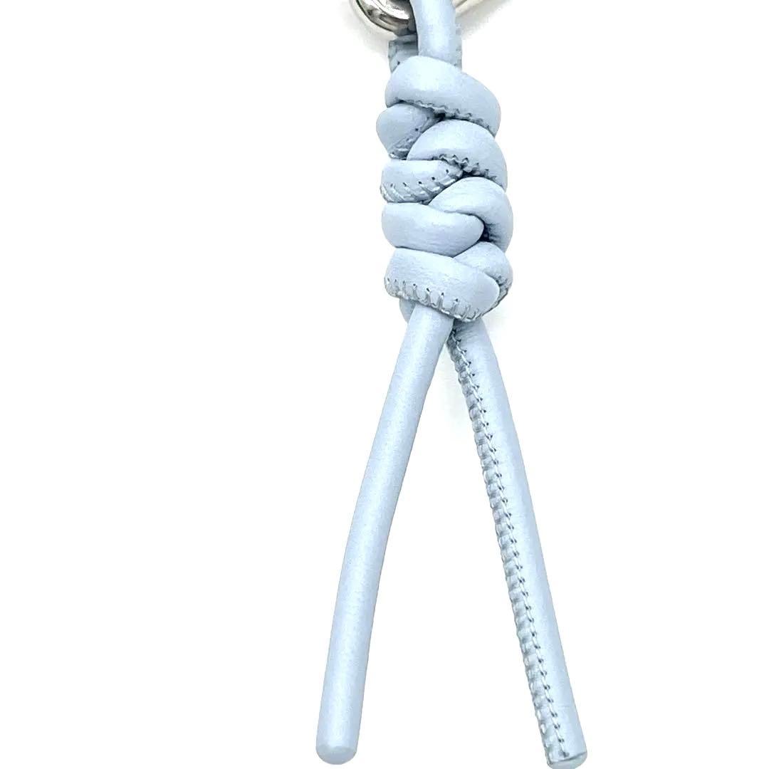 ボッテガヴェネタ キーホルダー トライアングル リング ストラップ ツイスト