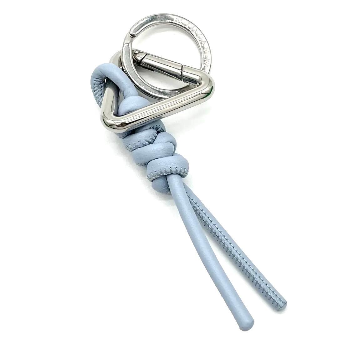 ボッテガヴェネタ キーホルダー トライアングル リング ストラップ ツイスト