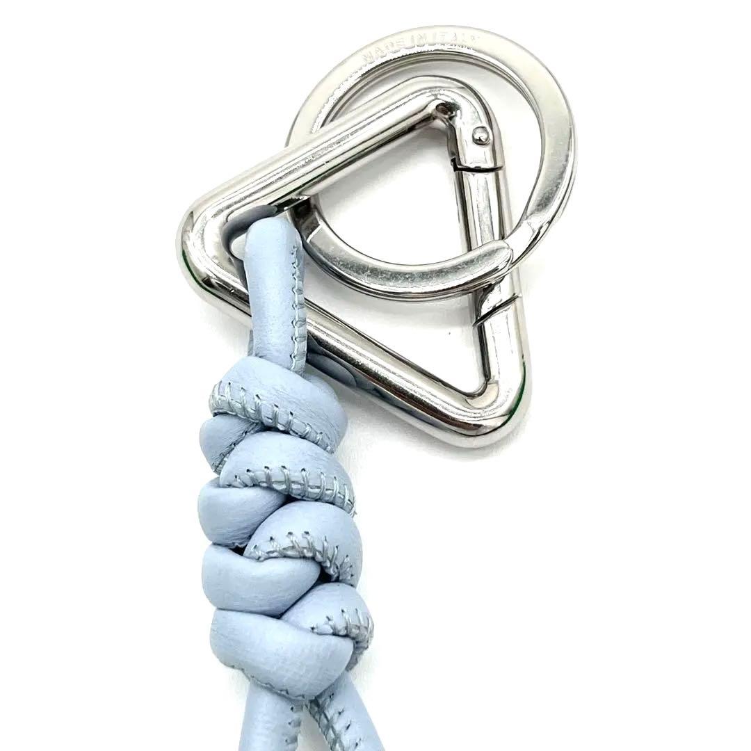 ボッテガヴェネタ キーホルダー トライアングル リング ストラップ ツイスト