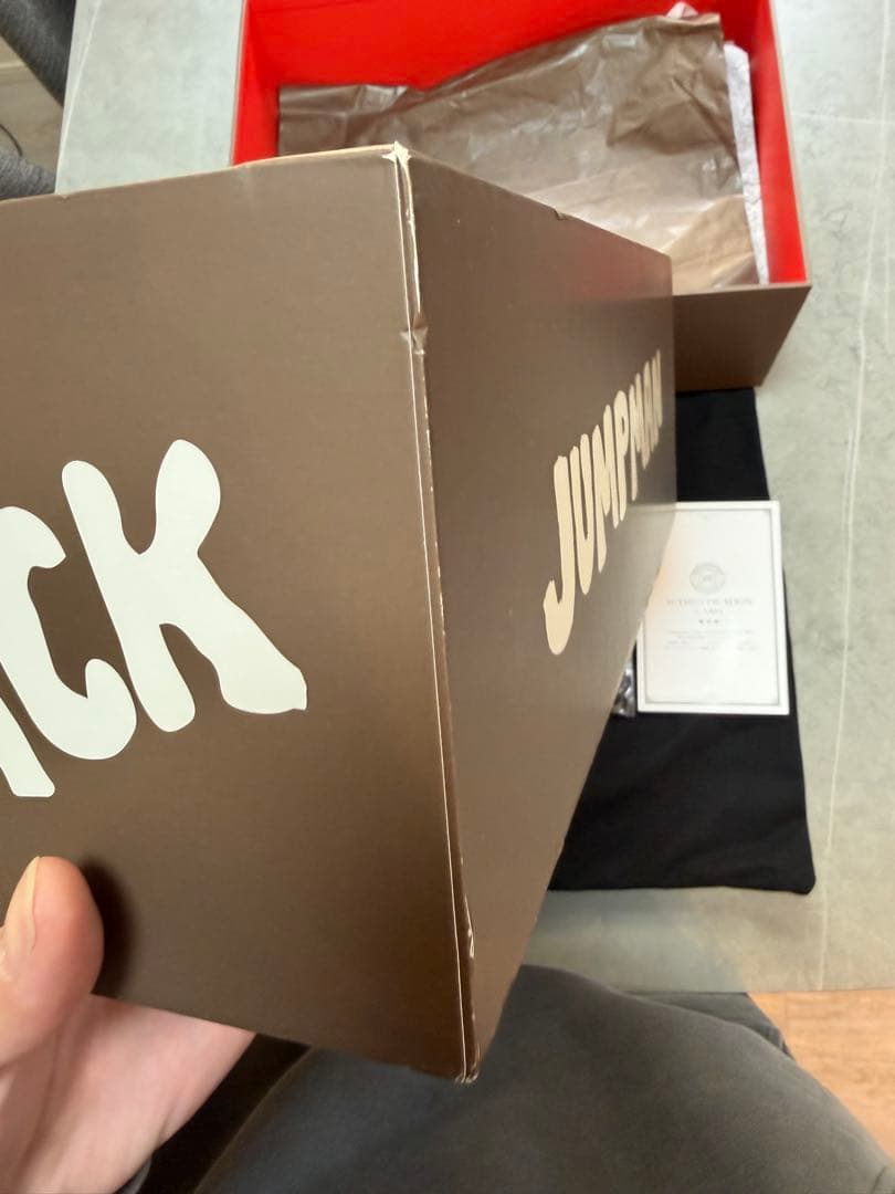 靴 travis jumpman jack red 27.5