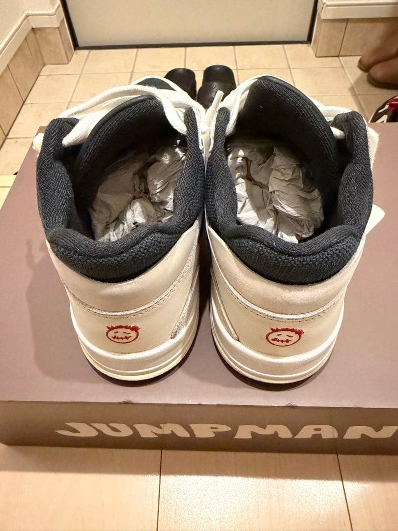 靴 travis jumpman jack red 27.5