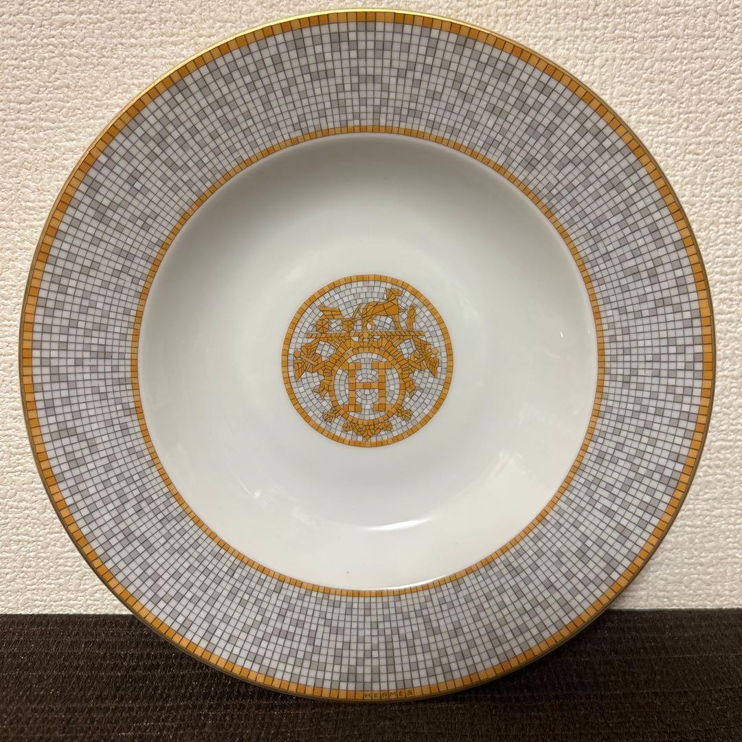 エルメス　ヴァンキャトル ゴールド　スーププレート　パスタプレート
