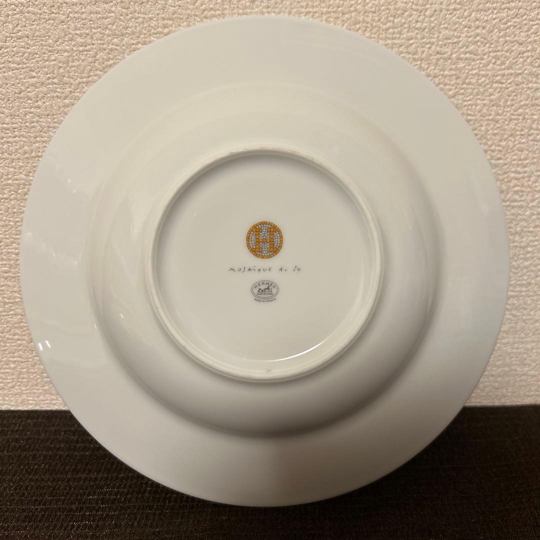 エルメス　ヴァンキャトル ゴールド　スーププレート　パスタプレート