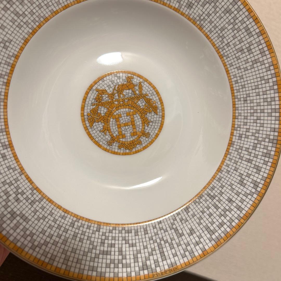 エルメス　ヴァンキャトル ゴールド　スーププレート　パスタプレート
