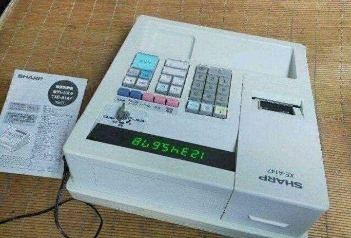 シャープレジスター　XE-A147　PC連携売上管理フル設定無料　300300