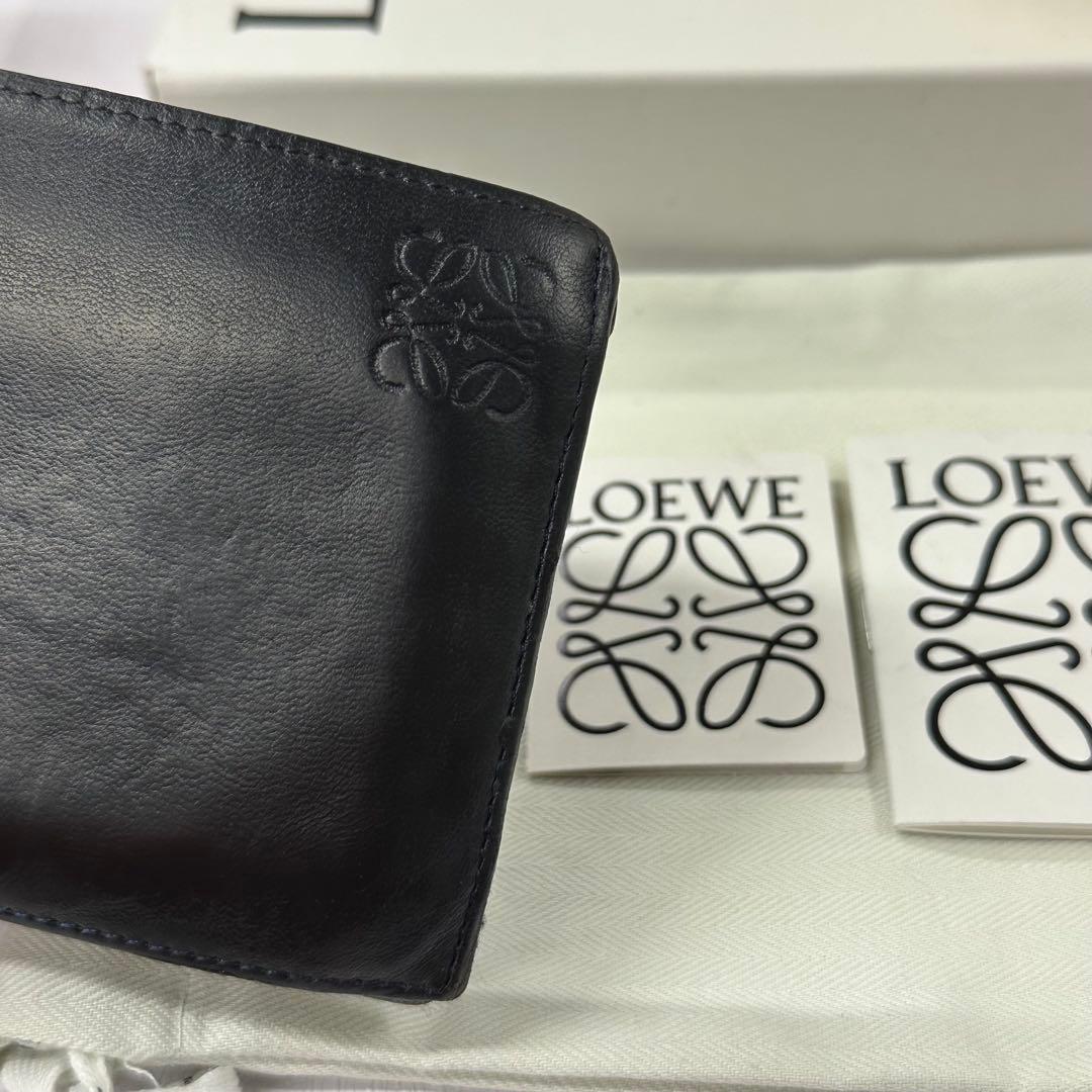 良品‼️ 現行　ロエベ　LOEWE 財布　折り財布　バイフォールド　付属品込み