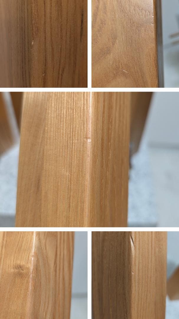 OLD 無印 タモ材 リビングテーブル 引出付き座卓 60×90cm 廃盤 美品