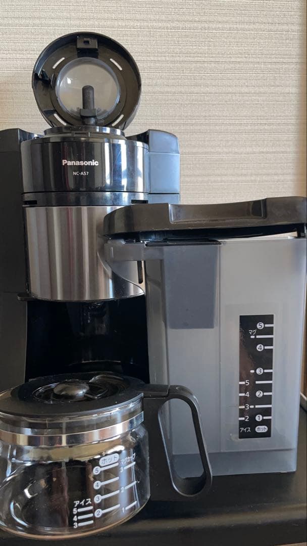 Panasonic全自動コーヒーメーカーNCーA57 2025年1月購入　美品