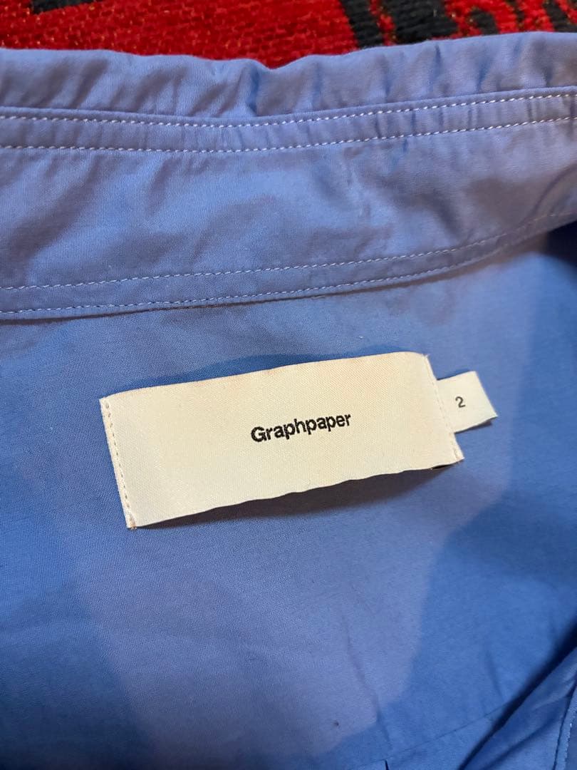 graphpaper グラフペーパー レギュラーカラーブロードシャツ