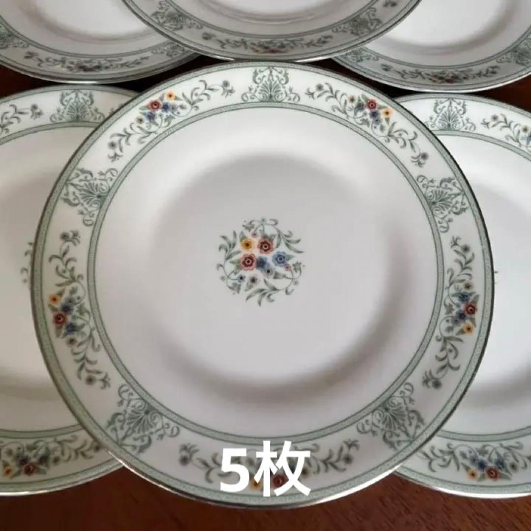 【英国ビンテージ】ウェッジウッド★アジャンクール★ケーキ皿　5枚