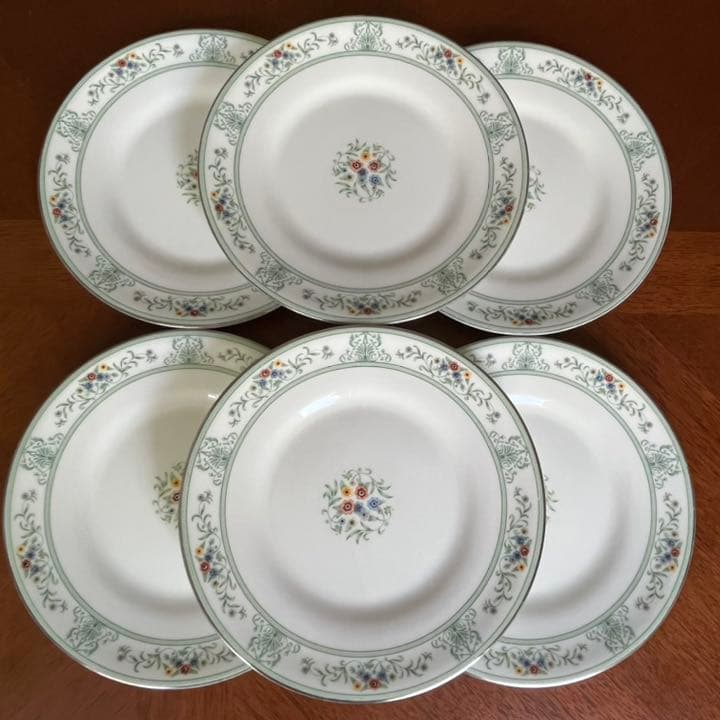 【英国ビンテージ】ウェッジウッド★アジャンクール★ケーキ皿　5枚