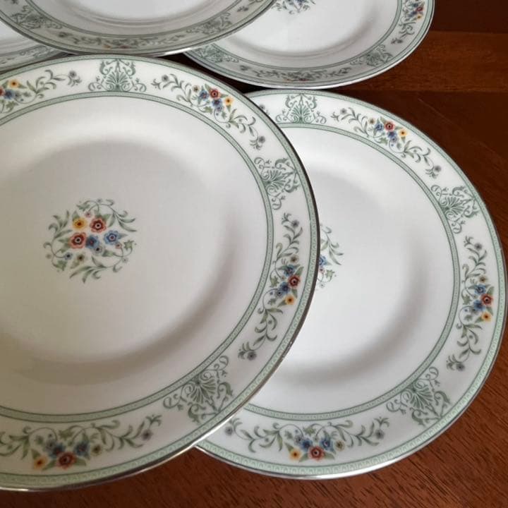 【英国ビンテージ】ウェッジウッド★アジャンクール★ケーキ皿　5枚