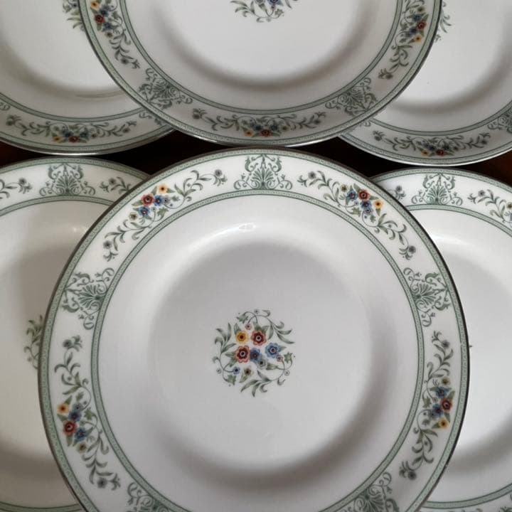 【英国ビンテージ】ウェッジウッド★アジャンクール★ケーキ皿　5枚