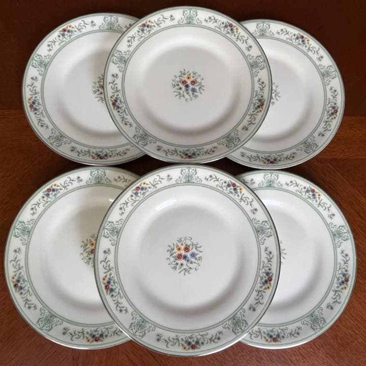 【英国ビンテージ】ウェッジウッド★アジャンクール★ケーキ皿　5枚