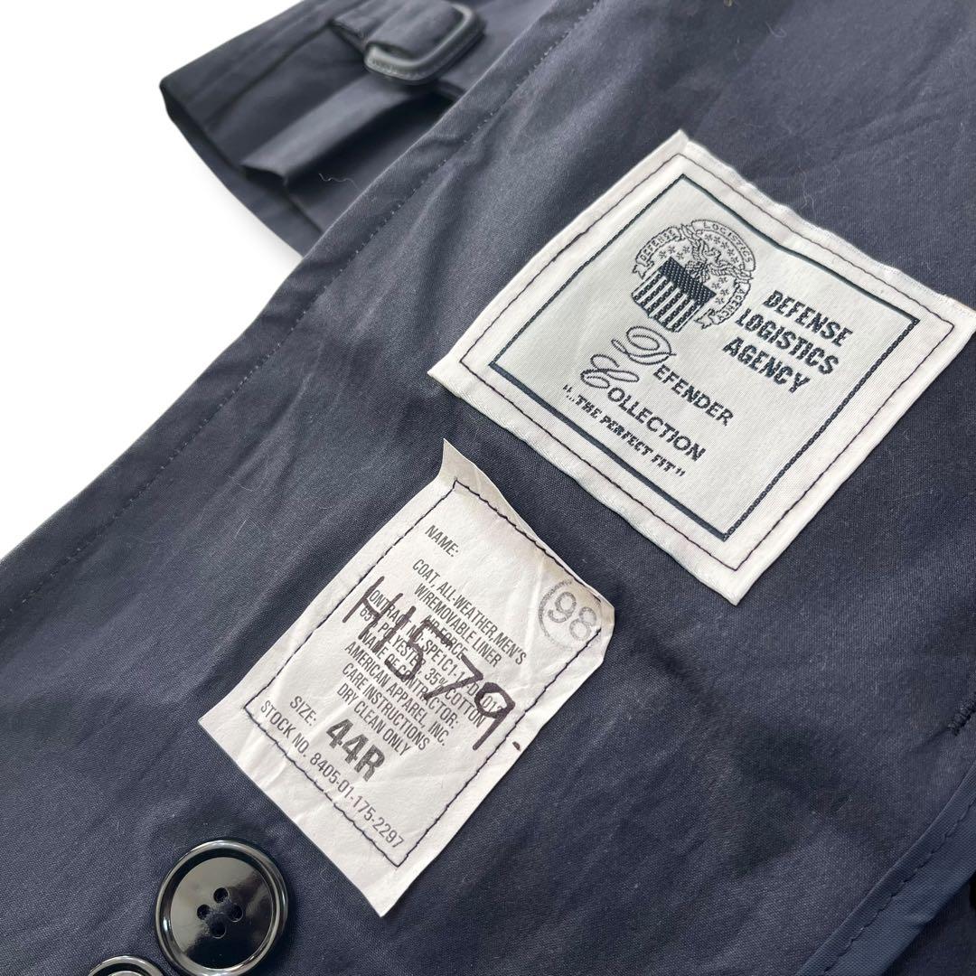 米軍実物 アメリカ空軍 オールウェザーコート ライナー付き ネイビー 44R