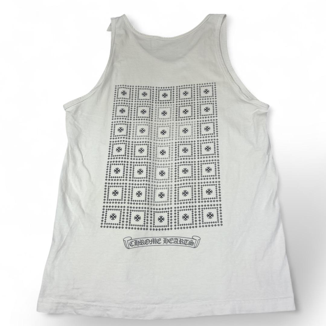 希少　美品　クロムハーツCHロゴ タンクトップ 白 M相当　ホワイト