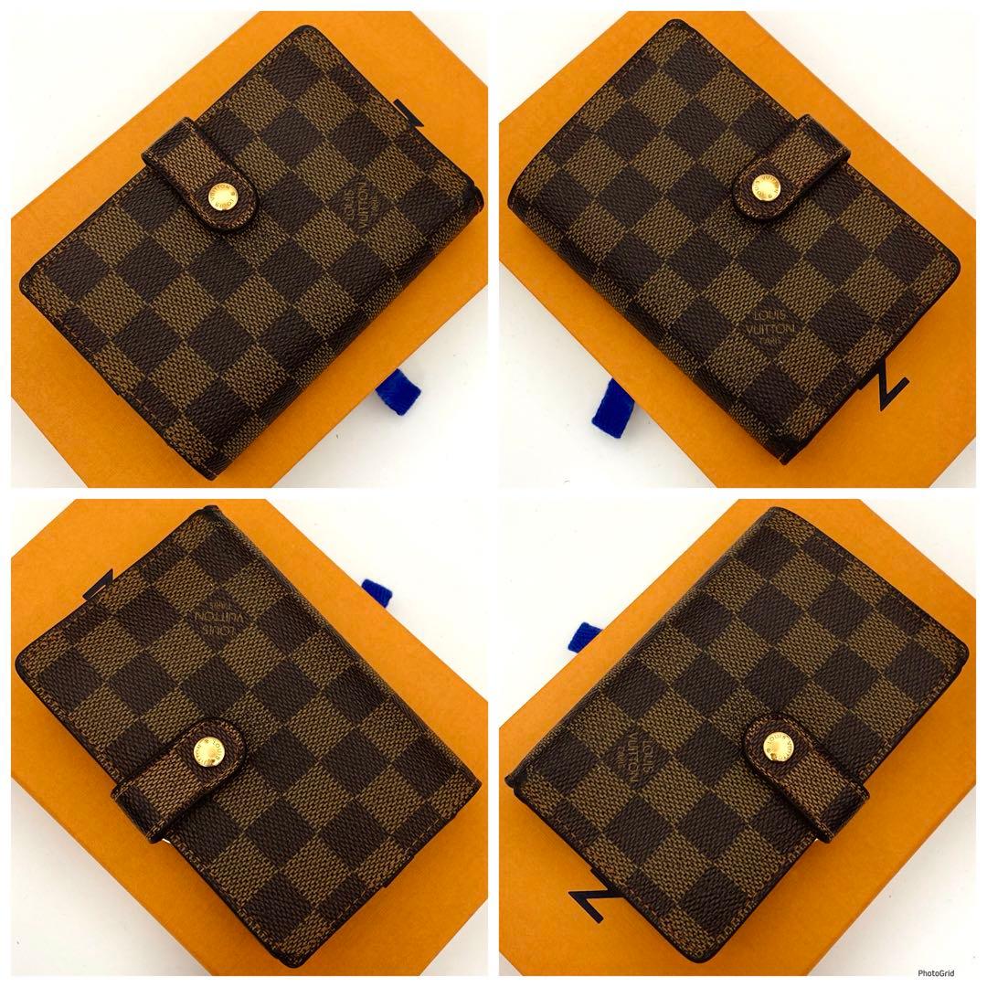 新型✨ルイヴィトン ダミエ ヴィエノワ がま口 折り財布