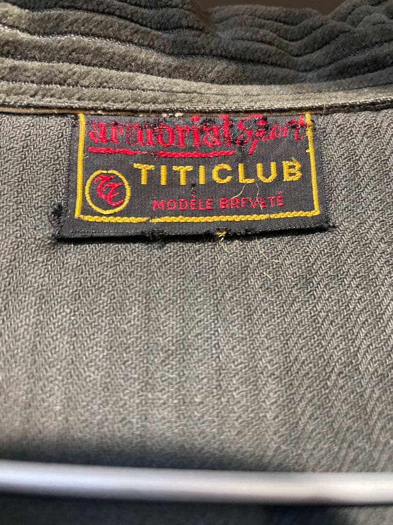 1960s フランス　ビンテージ　コーデュロイ　プルオーバージャケット　珍品