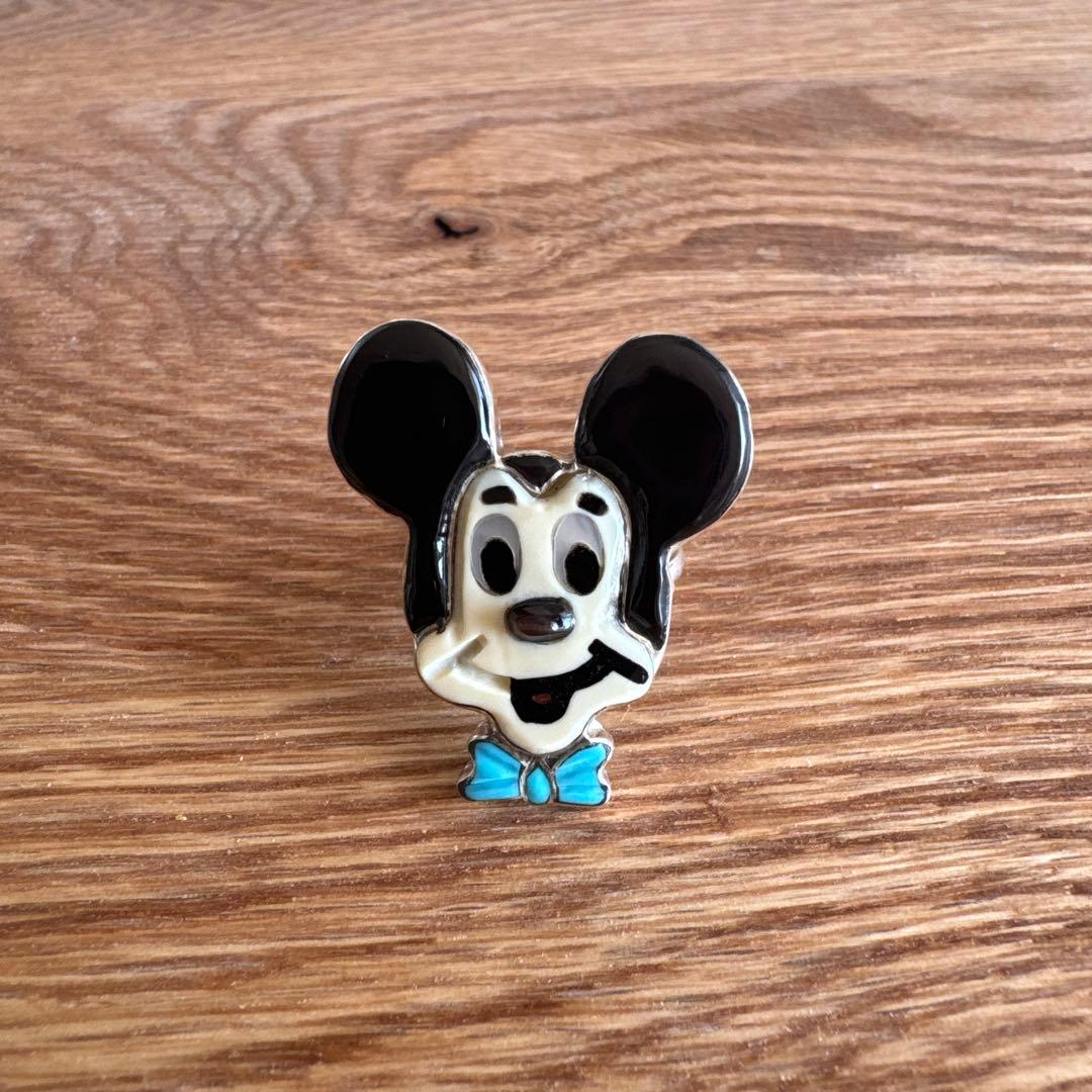 インディアンジュエリー ズニ族 ミッキー リング