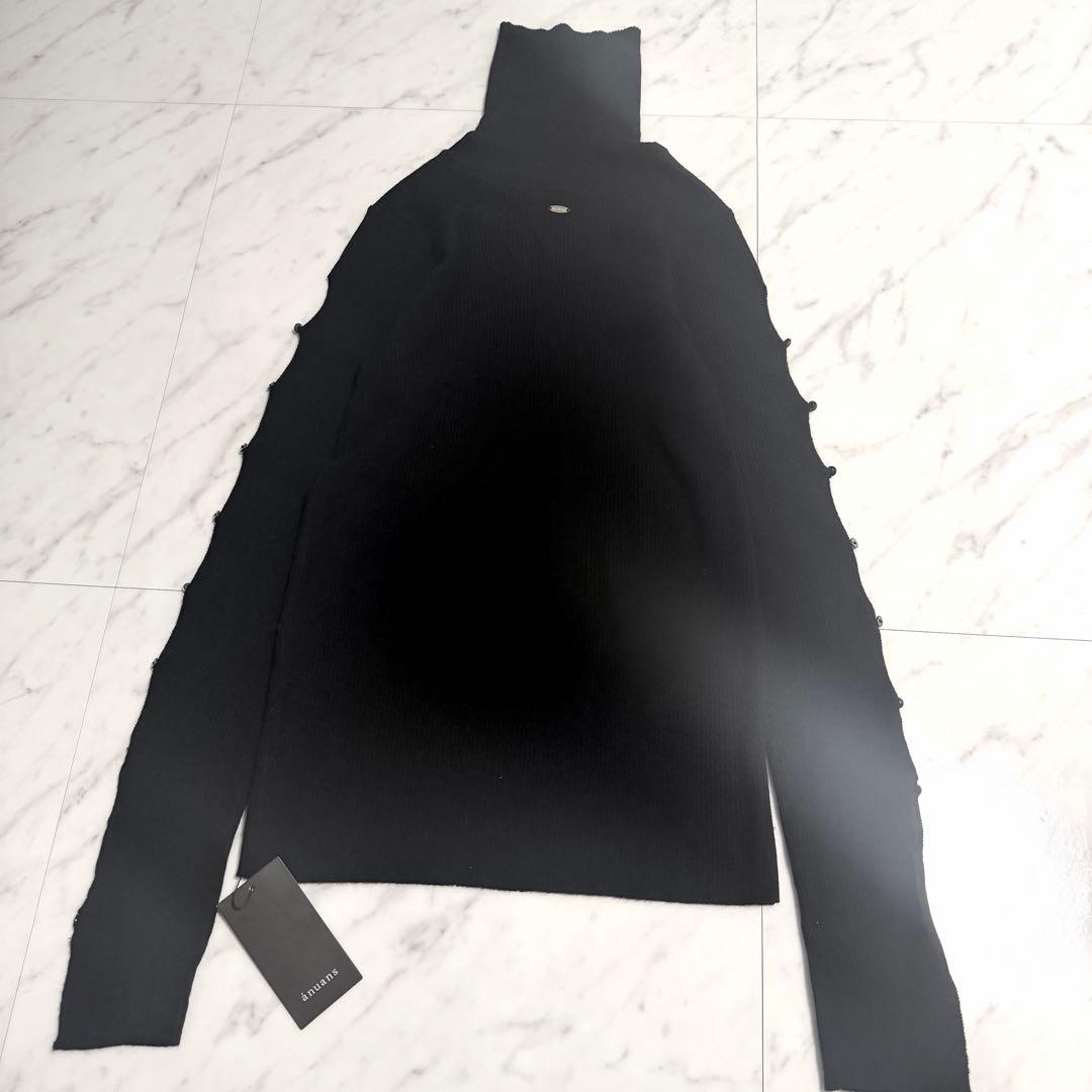 【新品タグ付き】2025✨️完売品 アニュアンス スラッシュリブニットトップス