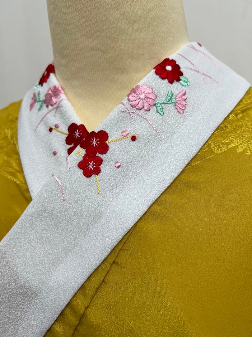 振り袖　フルセット　長襦袢付　豪華　美品　成人式　金彩加工　刺繍入り　609