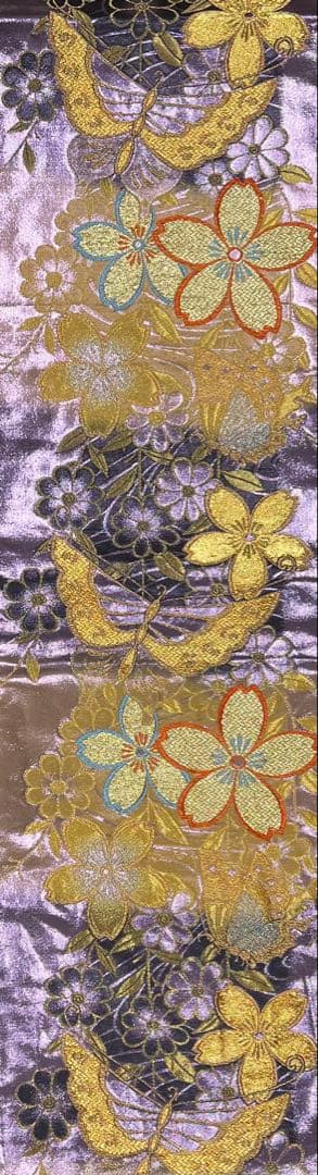 振り袖　フルセット　長襦袢付　豪華　美品　成人式　金彩加工　刺繍入り　609