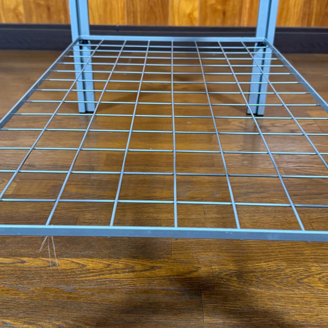 ミッドセンチュリー　角型　ガラステーブル　スペースエイジ