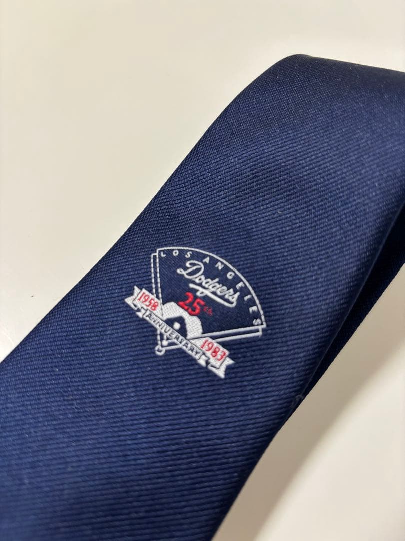 【希少レア品】ロサンゼルス・ドジャース 25周年記念ネクタイ3本セット 大谷翔平