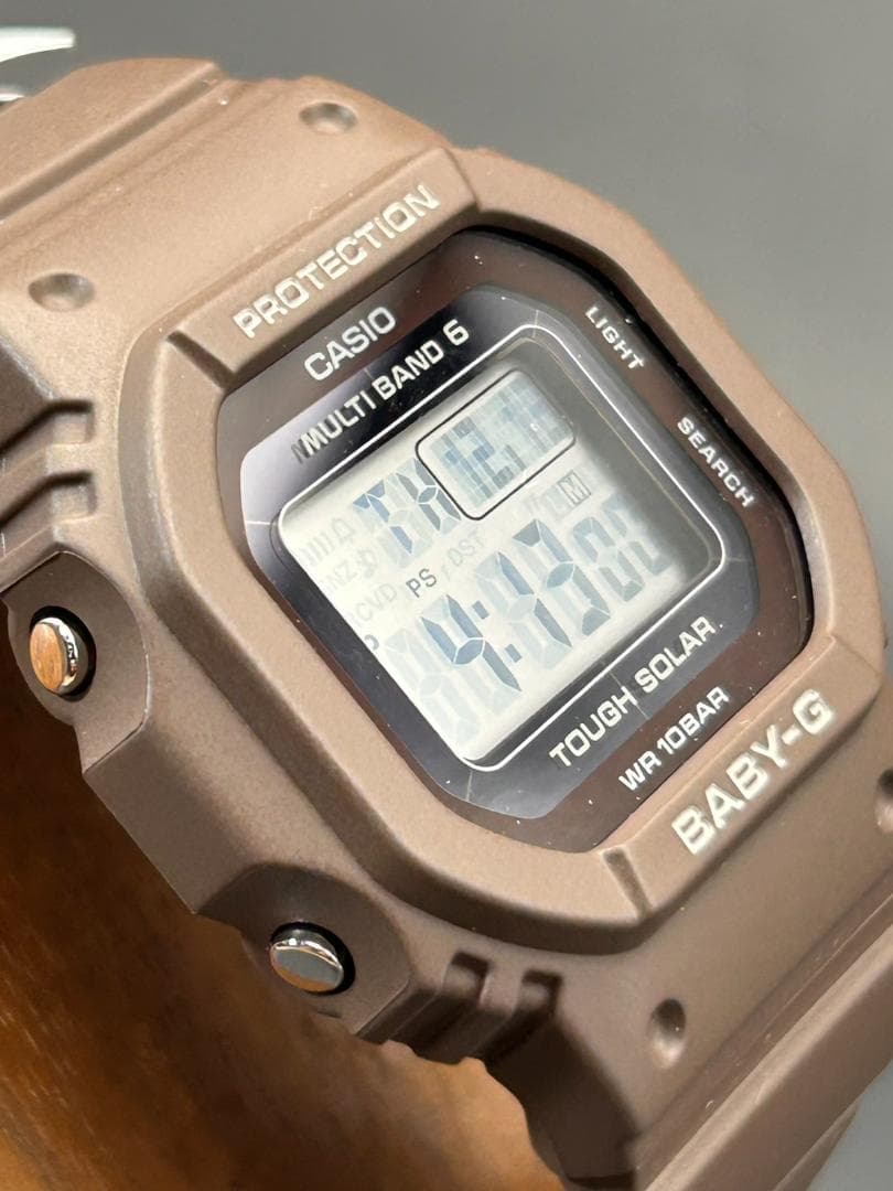 未使用に近い】Baby-G BGD-5650 電波ソーラー ブラウン 薄型モデル